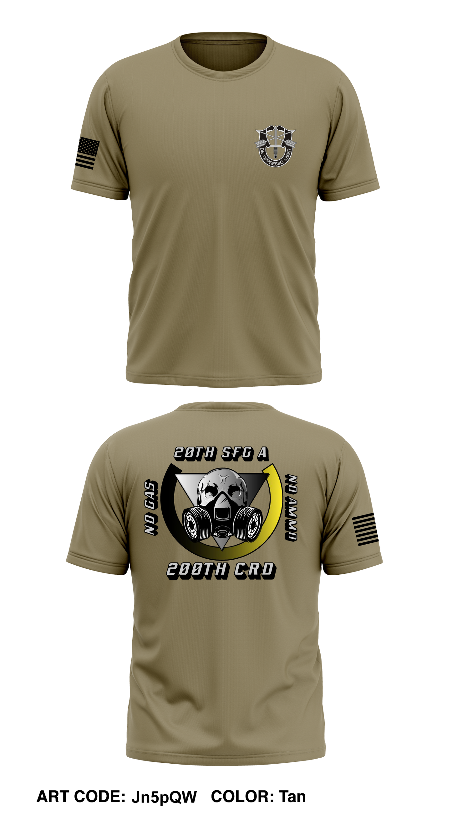 20TH SFG (A), 200TH CRD Core Men's SS Performance Tee - Jn5pQW