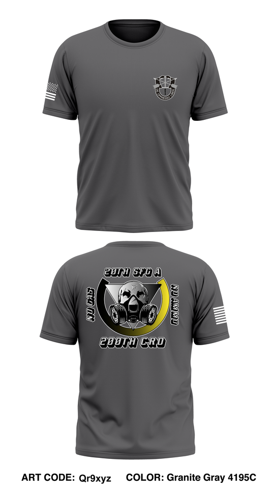 20TH SFG (A), 200TH CRD Core Men's SS Performance Tee - Qr9xyz