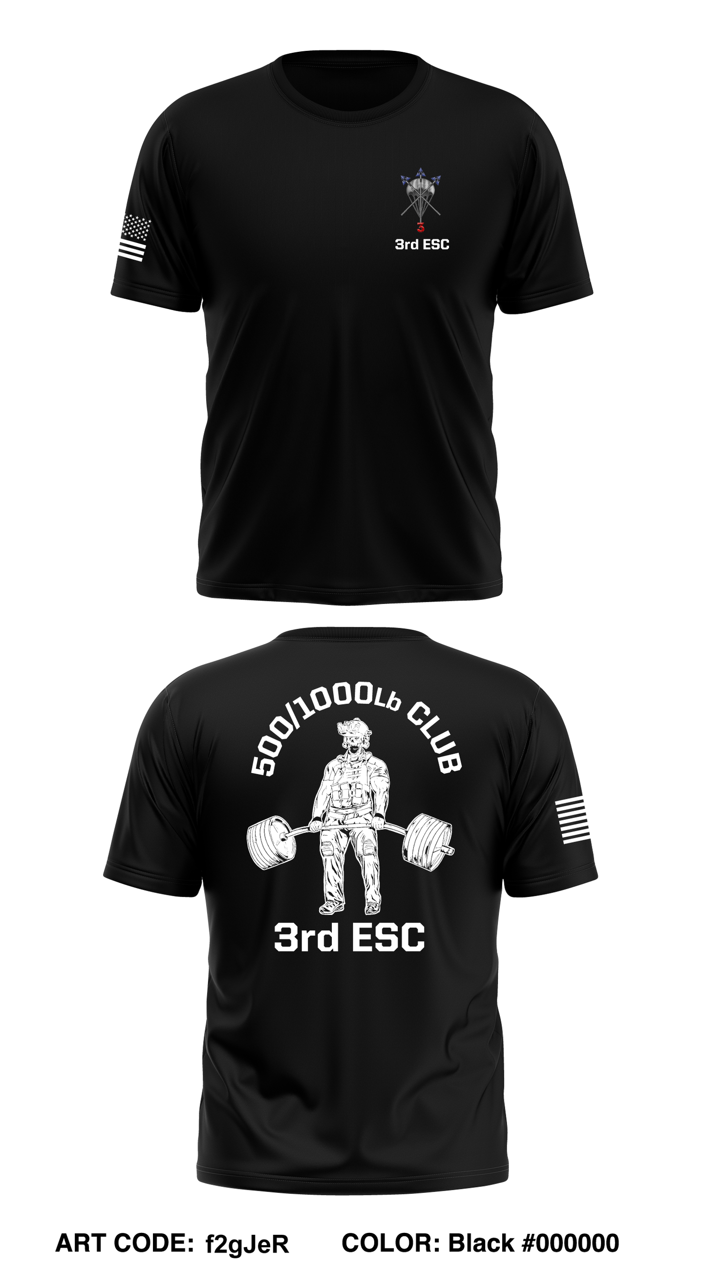 3RD ESC Core Men's SS Performance Tee - f2gJeR