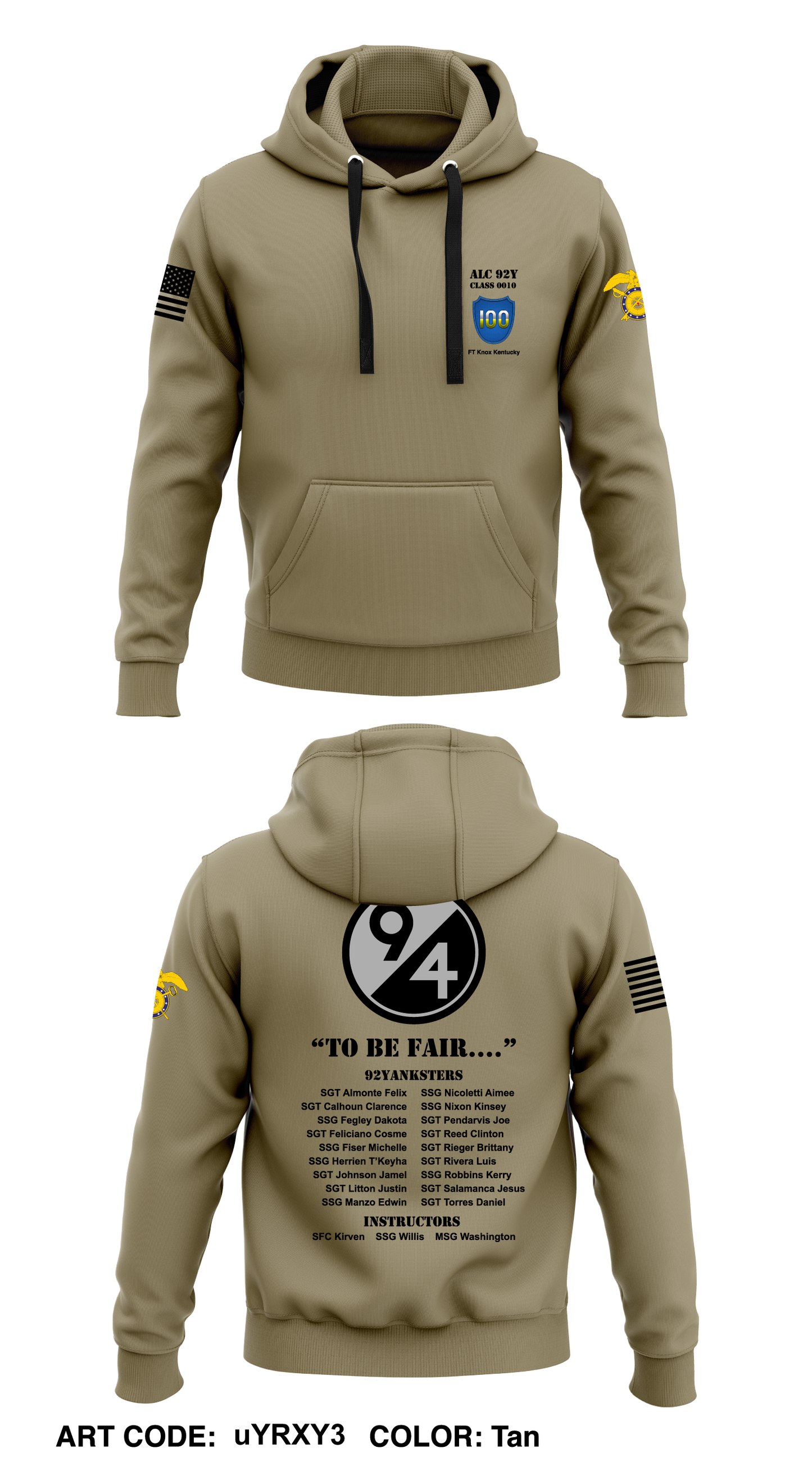 94th division  Core Men's Hooded Performance Sweatshirt - uYRXY3