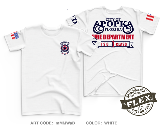 Apopka Fire Department Core Men's SS Flex Performance Tee - mMMWaB