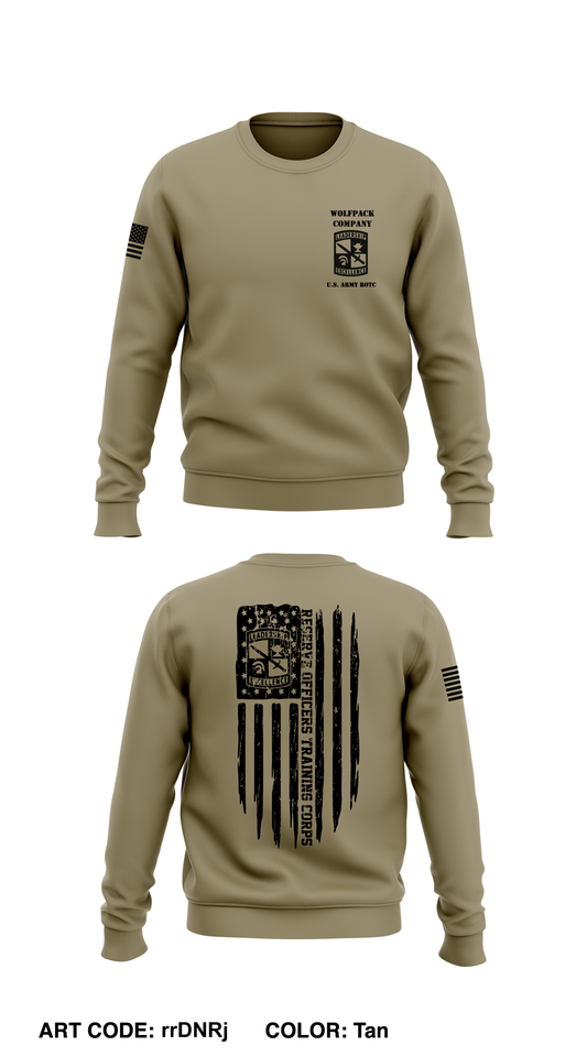 Arecibo Wolfpack ROTC, University of Puerto Rico Core Men's Crewneck Performance Sweatshirt - rrDNRj