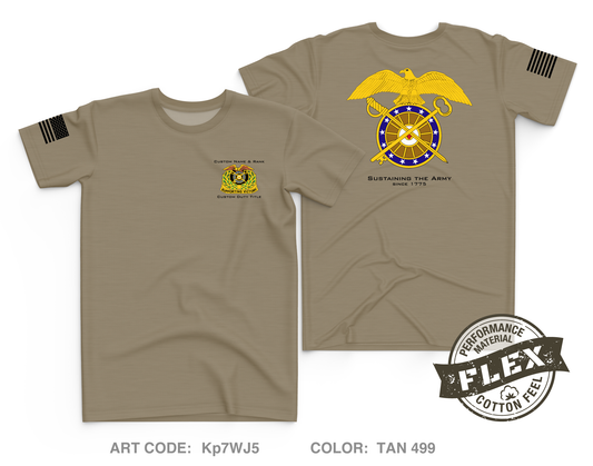 CUSTOM Quartermaster School Core Men's SS Flex Performance Tee - Kp7WJ5