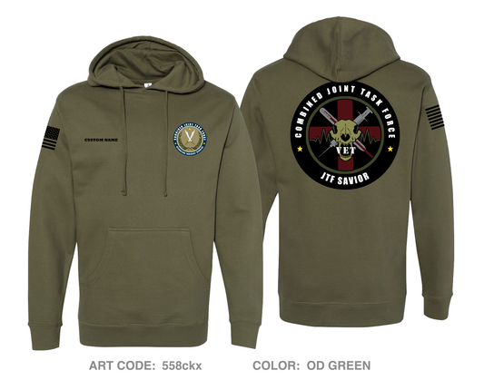 CUSTOM 719th MDVSS Comfort Unisex Hooded Sweatshirt - 558ckx