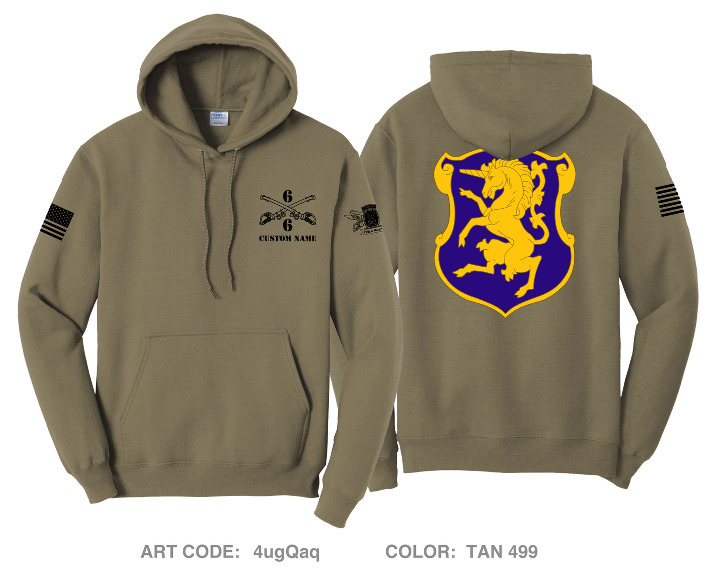 CUSTOM Squadron Comfort Unisex Hooded Sweatshirt - 4ugQaq