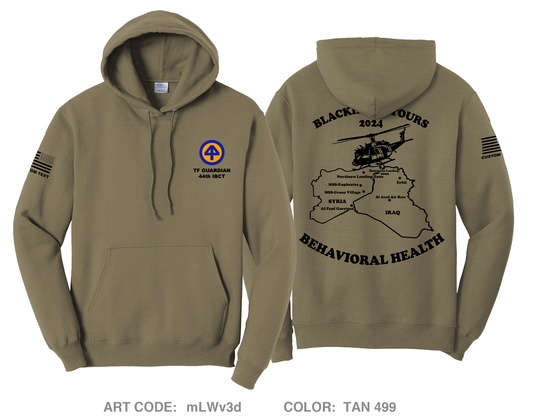 CUSTOM HHC 44Th IBCT (Medical Section) Comfort Unisex Hooded Sweatshirt - mLWv3d