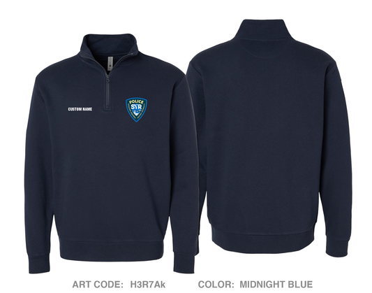 CUSTOM Syracuse Regional Airport Authority Police Department Comfort Fleece Quarter-Zip - H3R7Ak