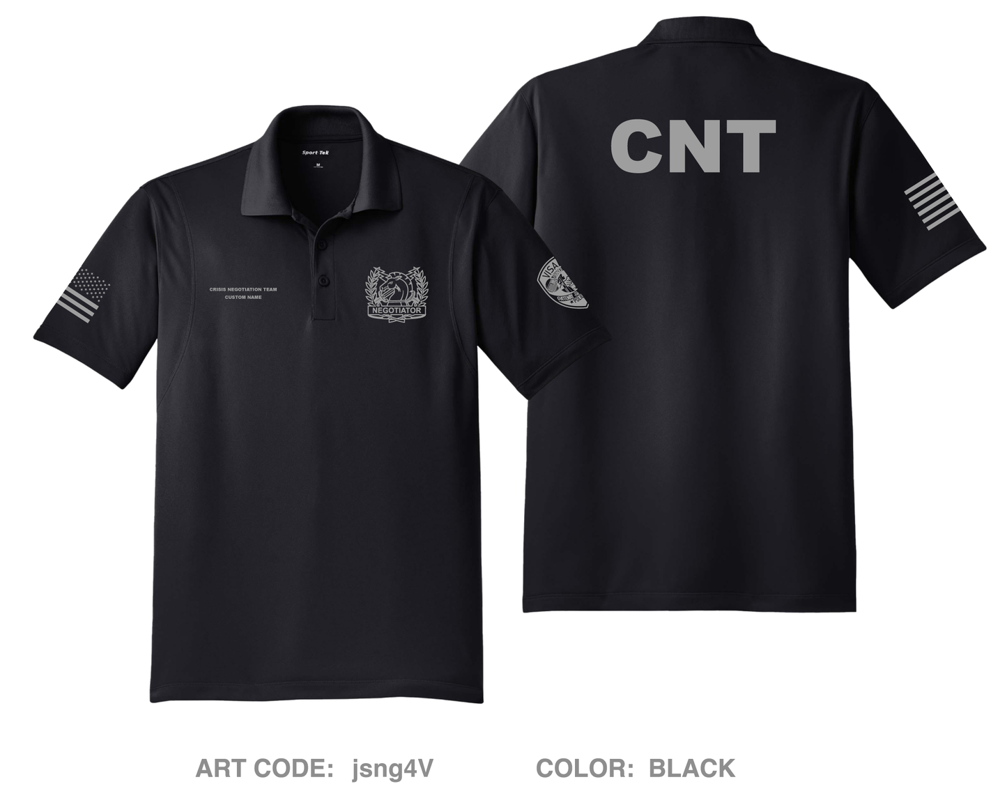 CUSTOM CNT Hi-Tech Performance Men's SS Polo - jsng4V