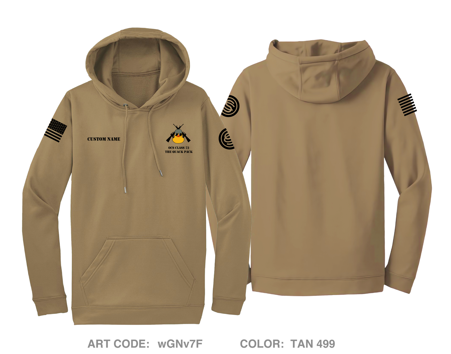 CUSTOM OHARNG TOCS FUNDRAISING COLLECTION Hi-Tech Performance Hoodie - wGNv7F