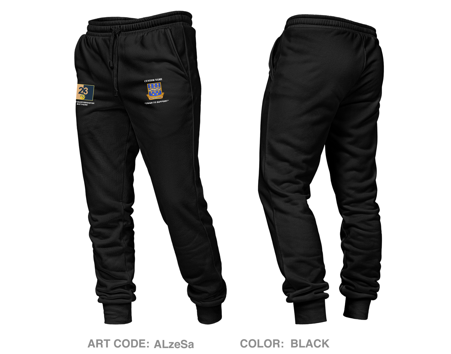 CUSTOM 266th Quartermaster Battalion Core Unisex Performance Joggers - ALzeSa