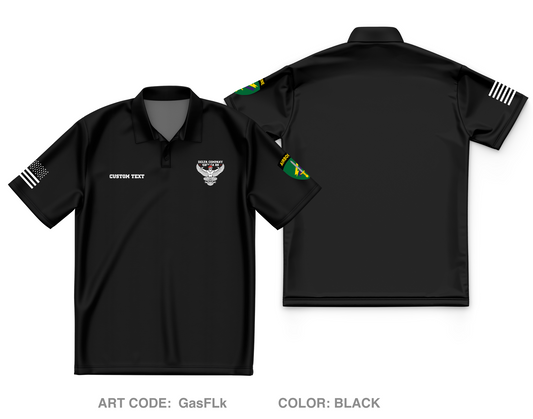 Custom Delta 416 HG24 Core Men's SS Performance Polo - GasFLk