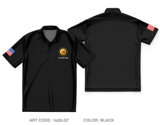 CUSTOM 377th TSC Core Men's SS Performance Polo - hqSLQ7