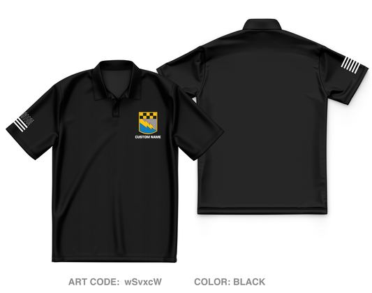 CUSTOM 103rd IEW MI Core Men's SS Performance Polo - wSvxcW