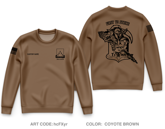 CUSTOM HHC 4-70TH AR Store 1 Core Men's Crewneck Performance Sweatshirt - hcFXyr