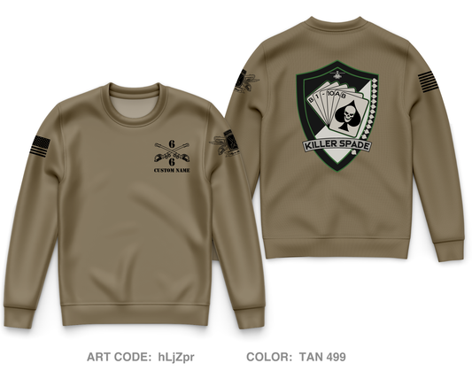 CUSTOM B/1-10 Core Men's Crewneck Performance Sweatshirt - hLjZpr