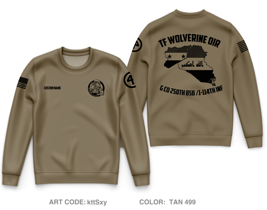 CUSTOM G co, 250th BSB Core Men's Crewneck Performance Sweatshirt - kttSxy