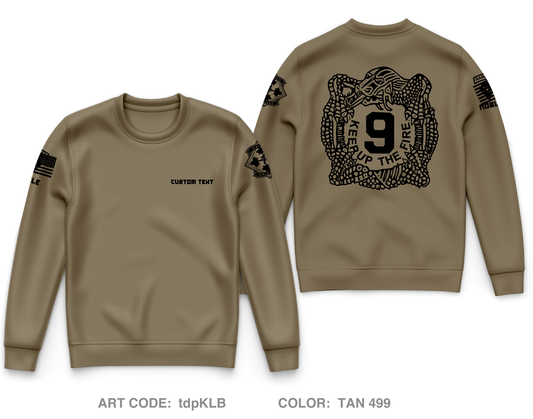 Custom NOBLE PLT, 4-9 IN Core Men's Crewneck Performance Sweatshirt - tdpKLB