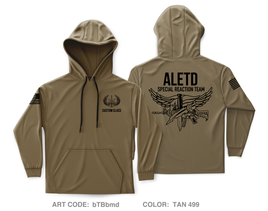 CUSTOM Advanced Law Enforcement Training Division (Fort Leonard Wood) Core Men's Hooded Performance Sweatshirt - bTBbmd