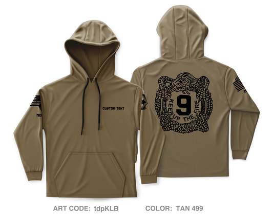 Custom NOBLE PLT, 4-9 IN Core Men's Hooded Performance Sweatshirt - tdpKLB