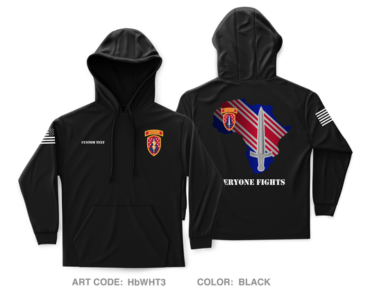 Custom 2D Security Force Assistance Brigade Core Men's Hooded Performance Sweatshirt - HbWHT3