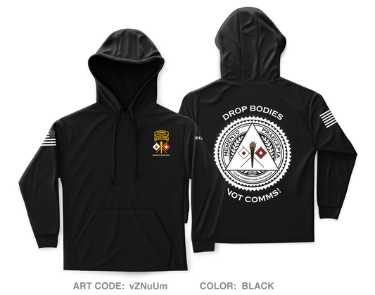 CUSTOM C CO, 122 ASB, 82 CAB Core Men's Hooded Performance Sweatshirt - vZNuUm