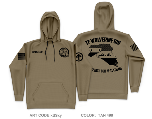 CUSTOM G co, 250th BSB Core Men's Hooded Performance Sweatshirt - kttSxy