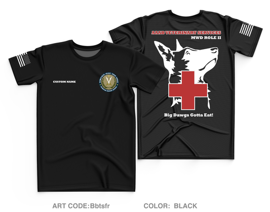 CUSTOM 719th MDVSS Core Men's SS Performance Tee - Bbtsfr