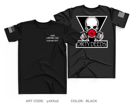 Custom 46th CBRNE (TE) Core Men's SS Performance Tee - yxKKa3