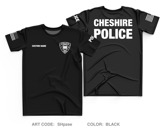 CUSTOM Cheshire Police Department Core Men's SS Performance Tee - SHpzee