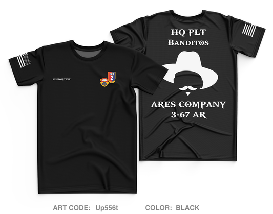 Custom A CO. 3-67 AR Core Men's SS Performance Tee - Up556t