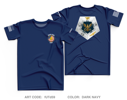 CUSTOM Navy Special Warfare Scout Core Men's SS Performance Tee - fUTd59