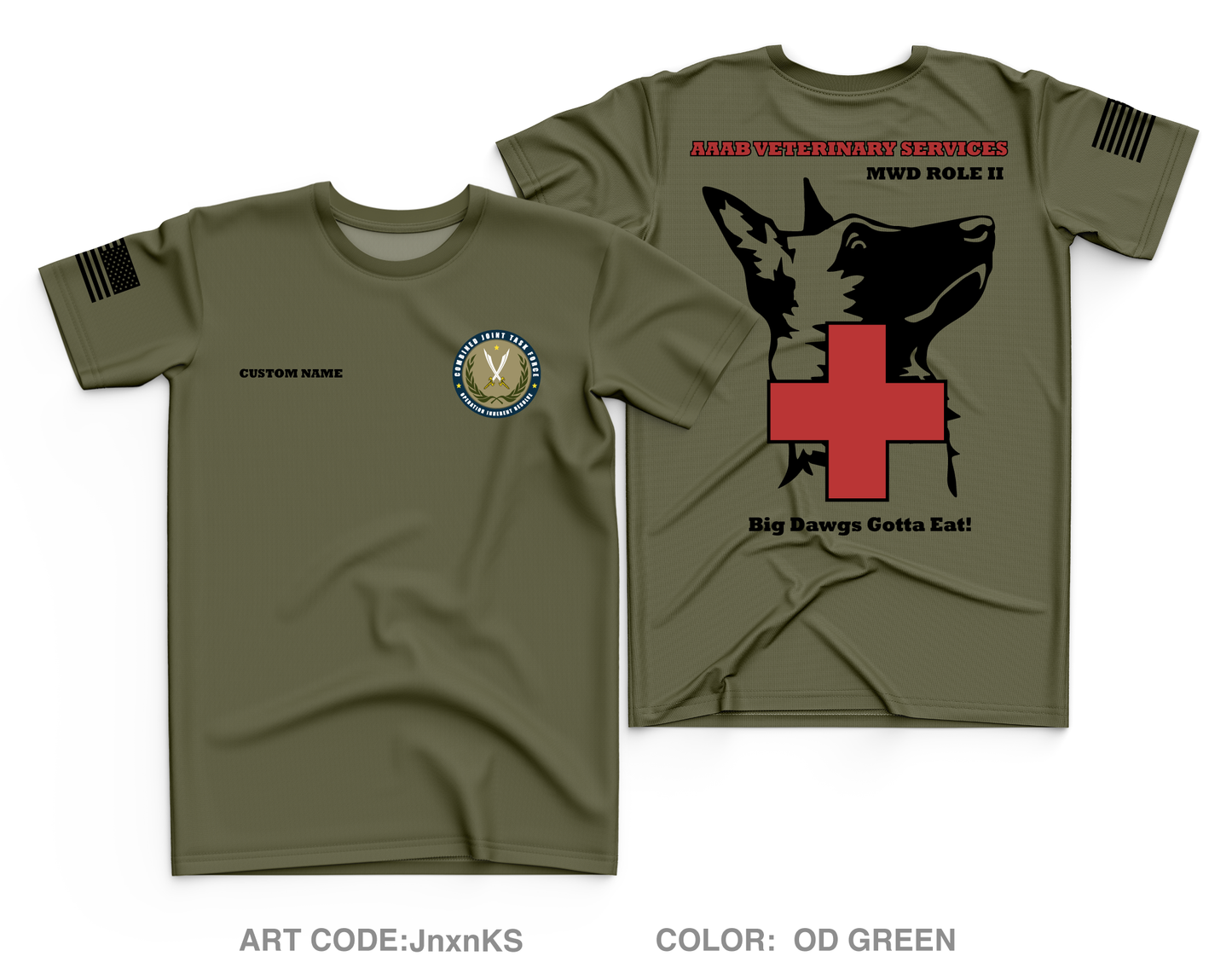 CUSTOM 719th MDVSS Core Men's SS Performance Tee - JnxnKS