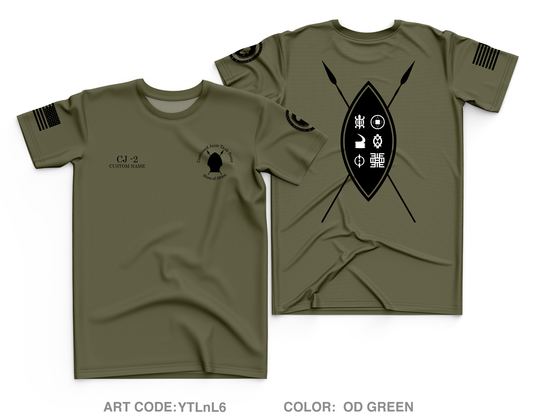 CUSTOM CJTF HOA CJ-2 Core Men's SS Performance Tee - YTLnL6