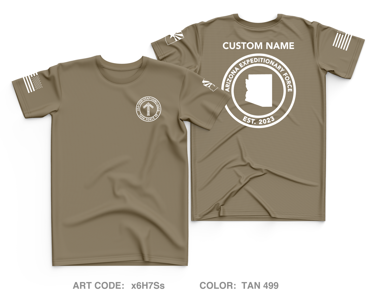 CUSTOM TF-48 Core Men's SS Performance Tee - x6H7Ss