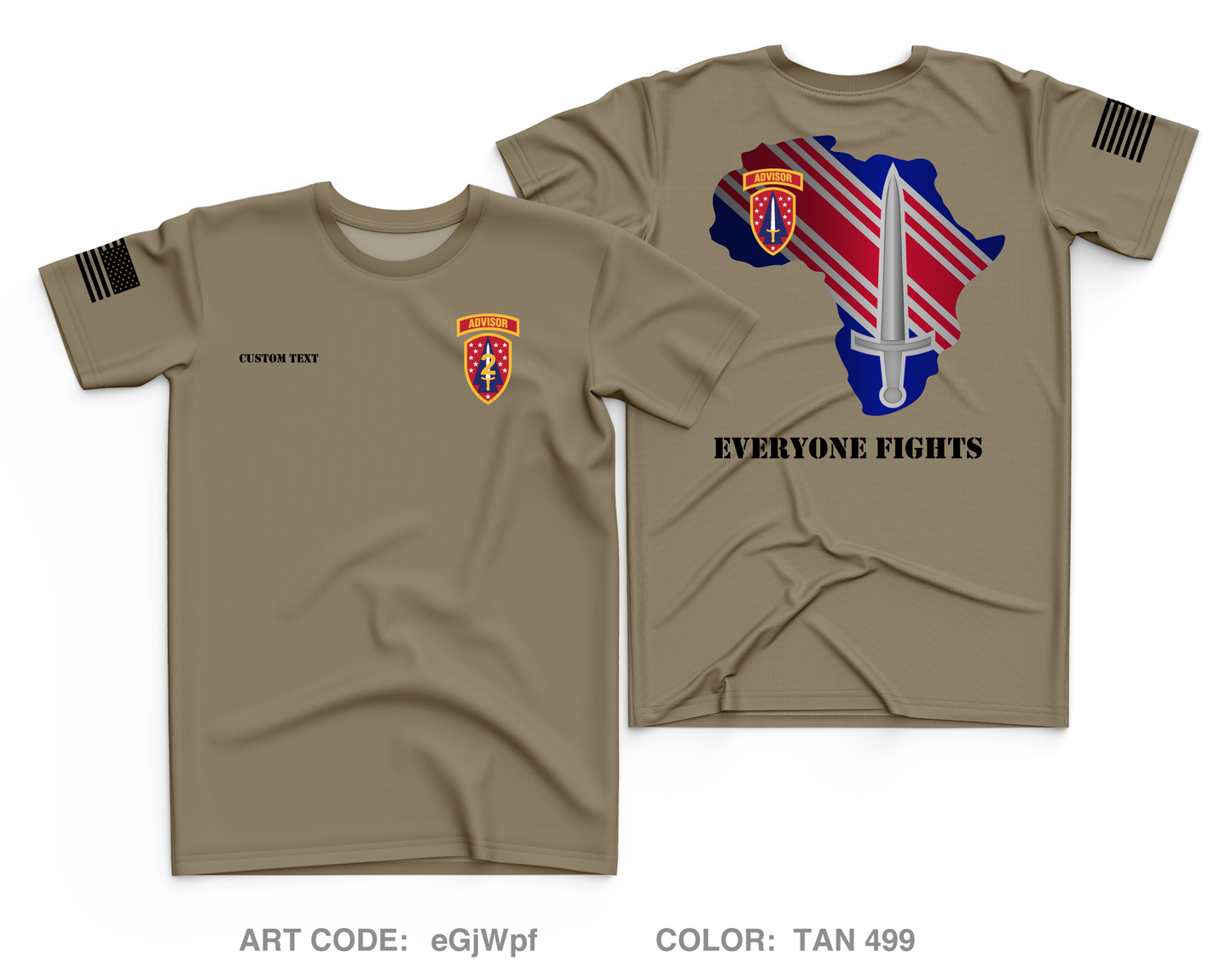 Custom 2D Security Force Assistance Brigade Core Men's SS Performance Tee - eGjWpf