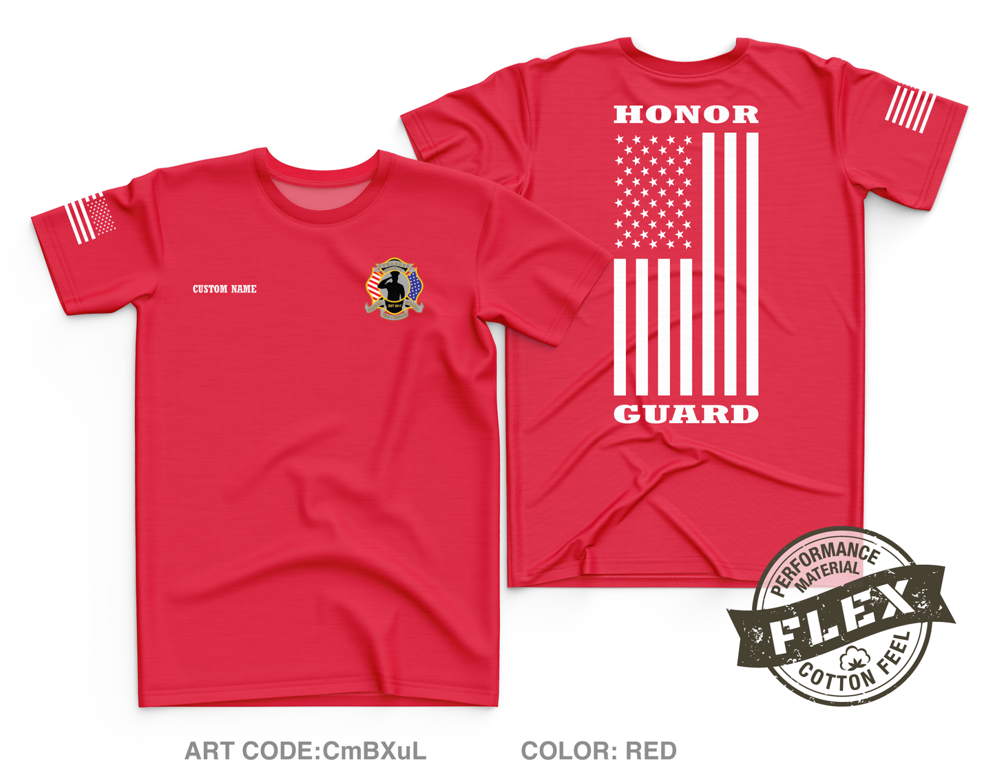 CUSTOM Suwannee County Honor Guard Store 1 Core Men's SS Flex Performance Tee - CmBXuL