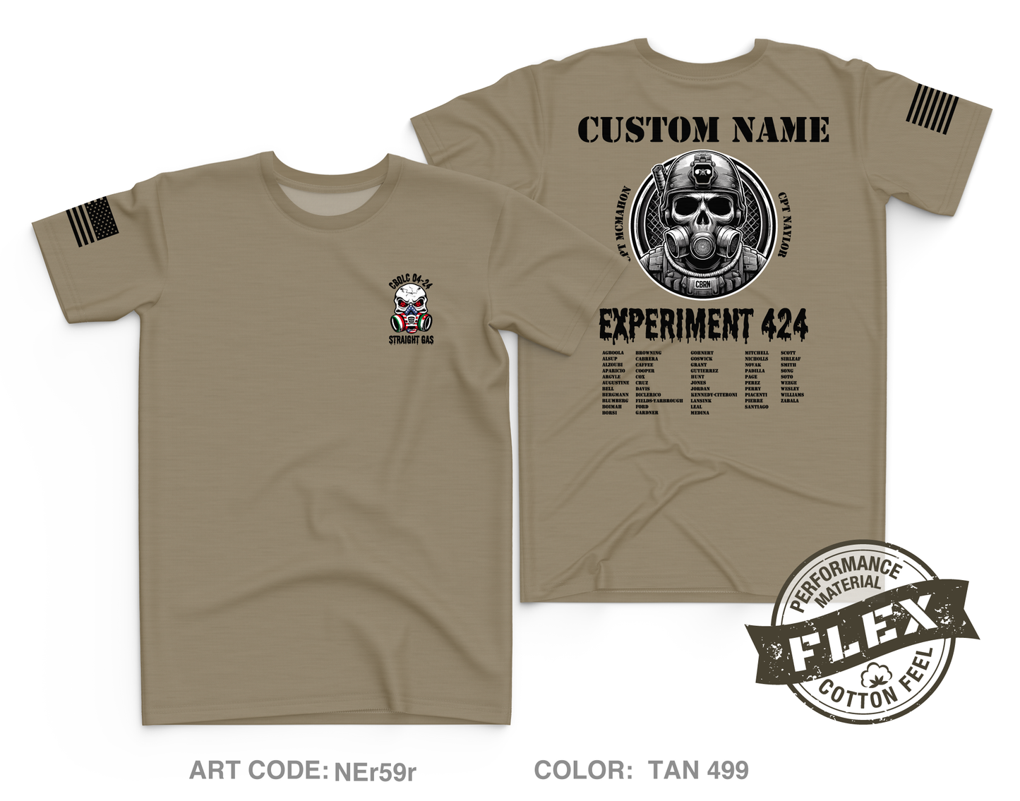 CUSTOM CBOLC 04-24 Core Men's SS Flex Performance Tee - NEr59r