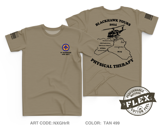 CUSTOM HHC 44Th IBCT (Medical Section) Core Men's SS Flex Performance Tee - QS9Jeq