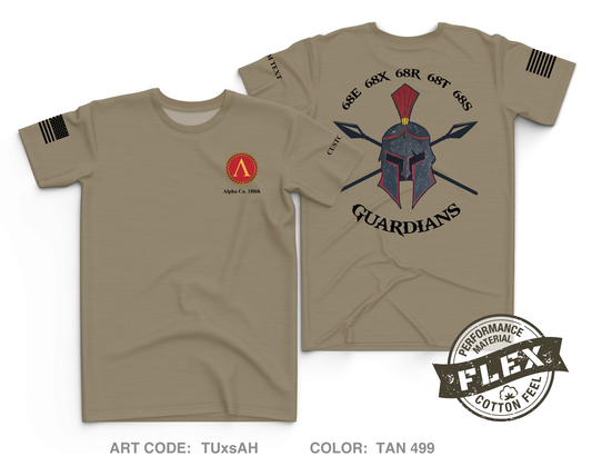 Custom A Co 188th Med BN Core Men's SS Flex Performance Tee - TUxsAH