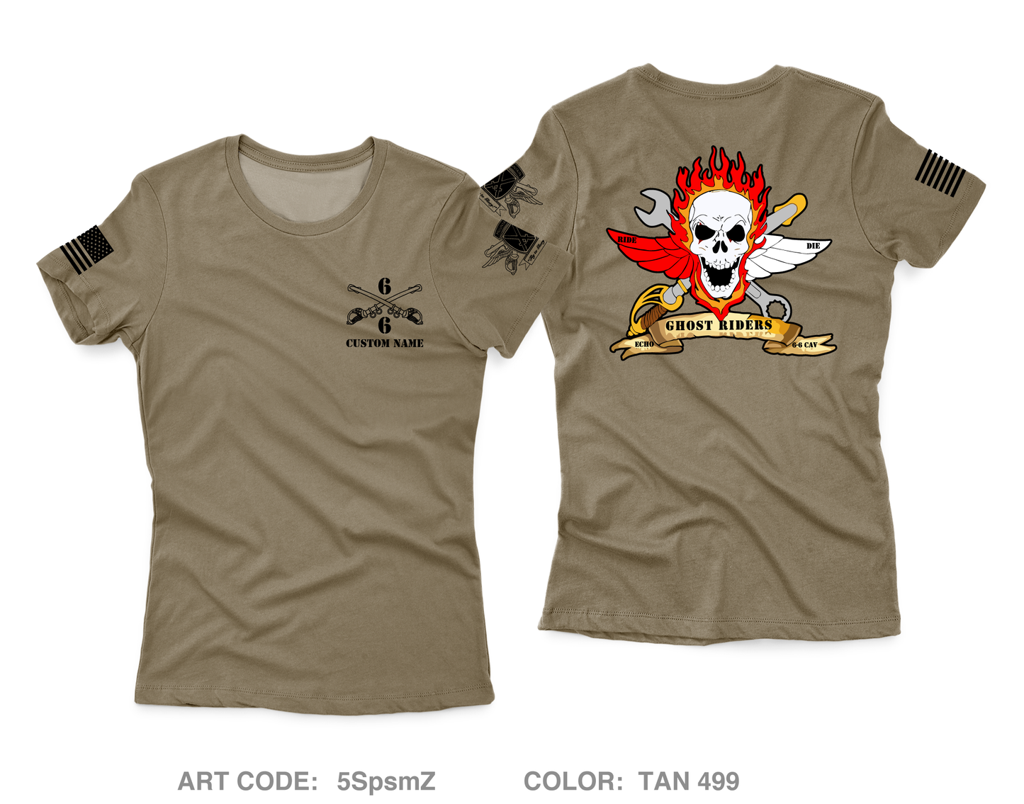 CUSTOM Echo Troop Core Women's SS Performance Tee - 5SpsmZ