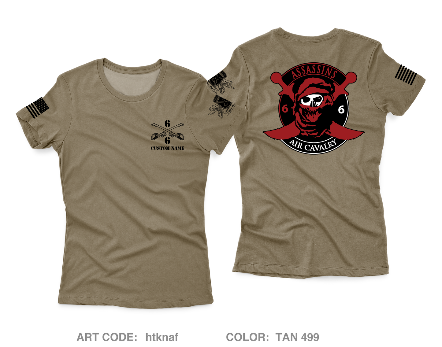 CUSTOM Alpha Troop Core Women's SS Performance Tee - htknaf