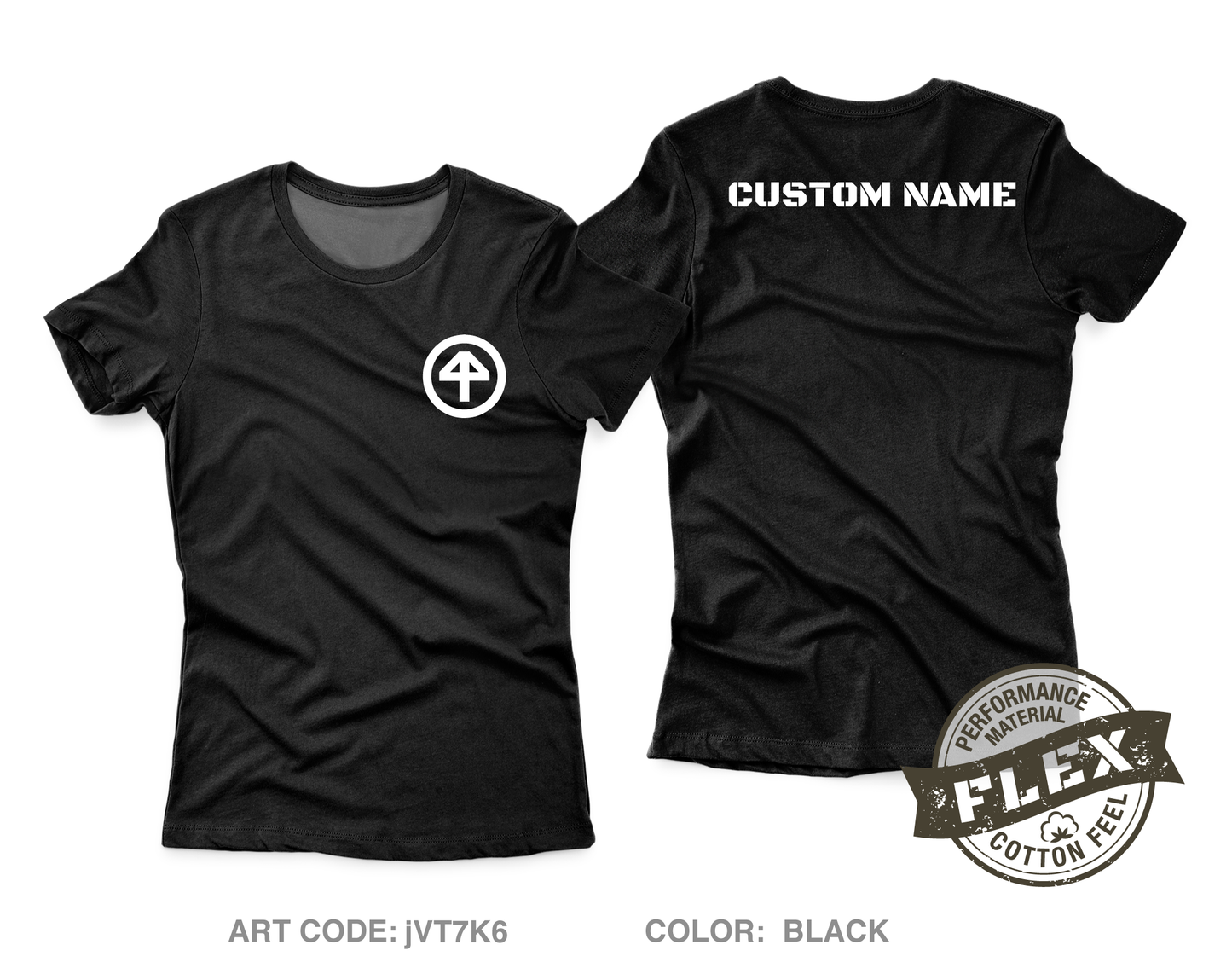 CUSTOM 44IBCT Core Women's SS Flex Performance Tee - jVT7K6