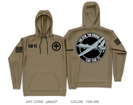 CUSTOM 44IBCT Core Men's Hooded Performance Sweatshirt - p965ZF