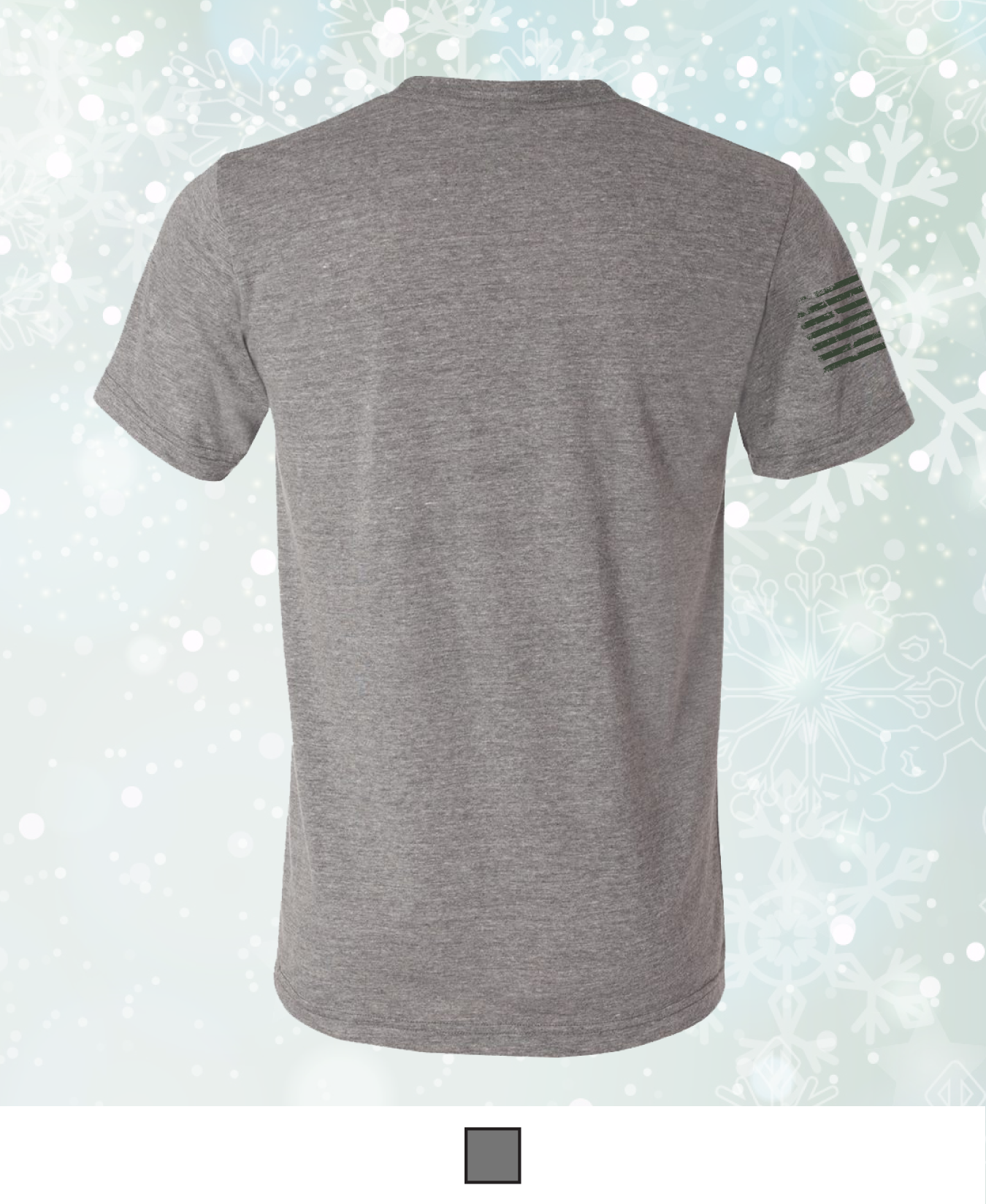 Emblem Holiday Series Comfort Unisex Triblend SS Tee - Missiletoe