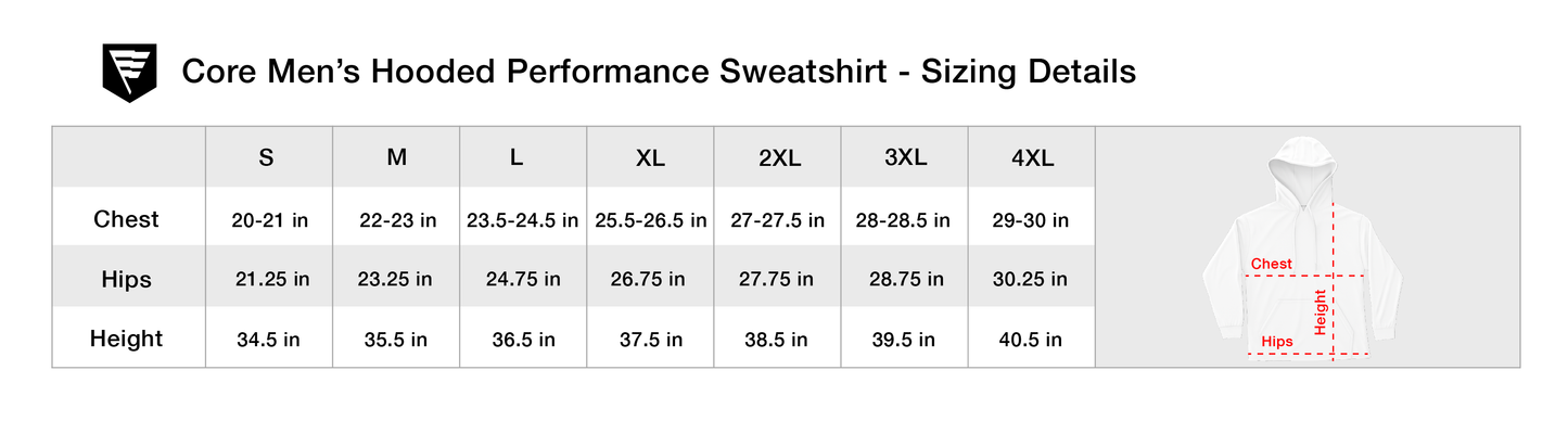 LMPD SRT Core Men's Hooded Performance Sweatshirt - ataZyA