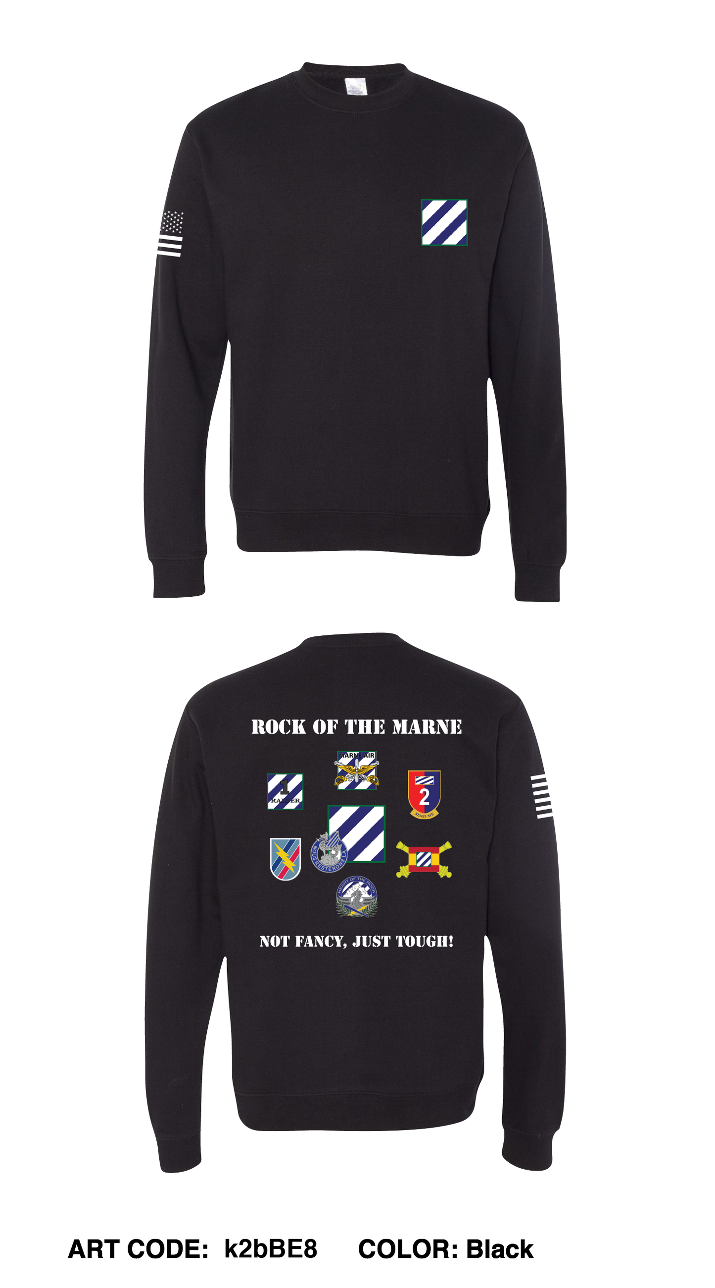 3rd Infantry Division Comfort Unisex Crewneck Sweatshirt - K2BBE8