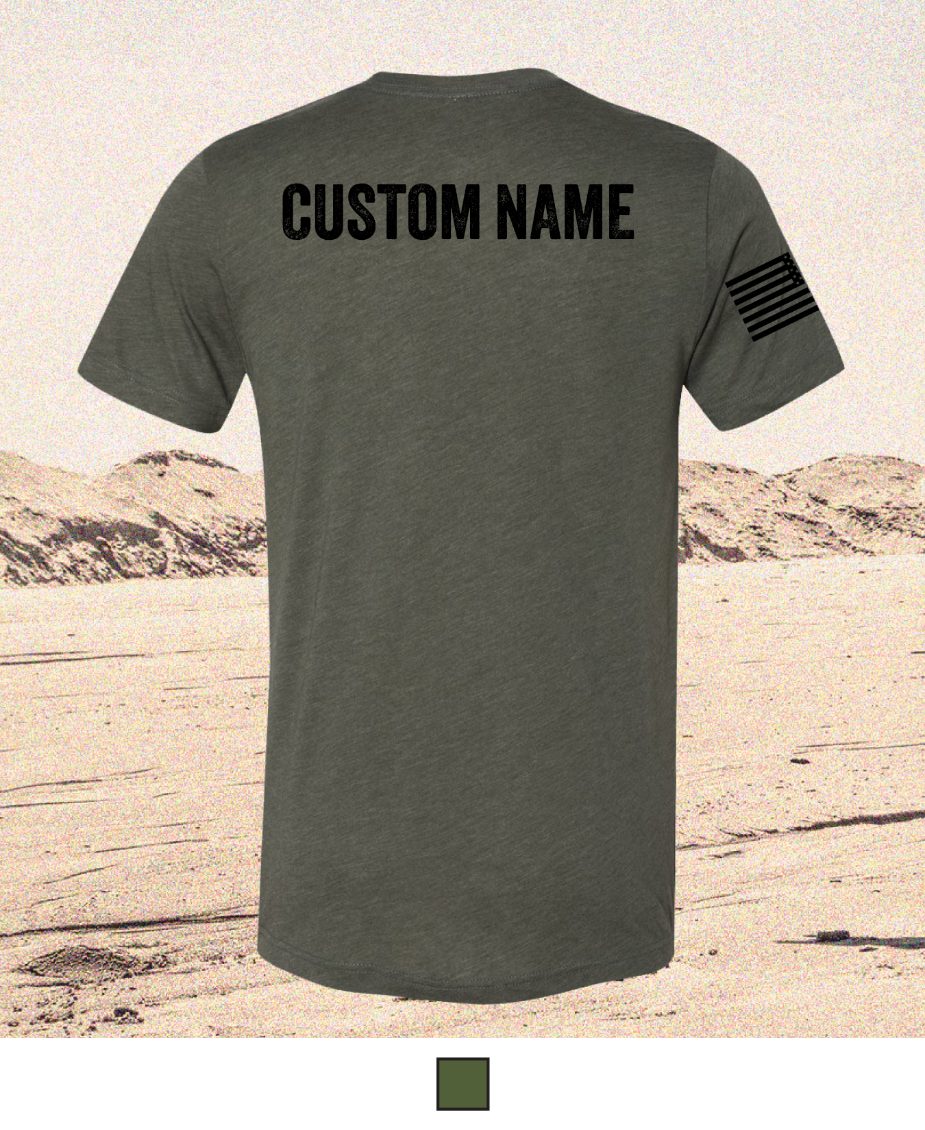 CUSTOM Emblem Mother's Day Series - Comfort Unisex Triblend SS Tee - Wife Mom Soldier