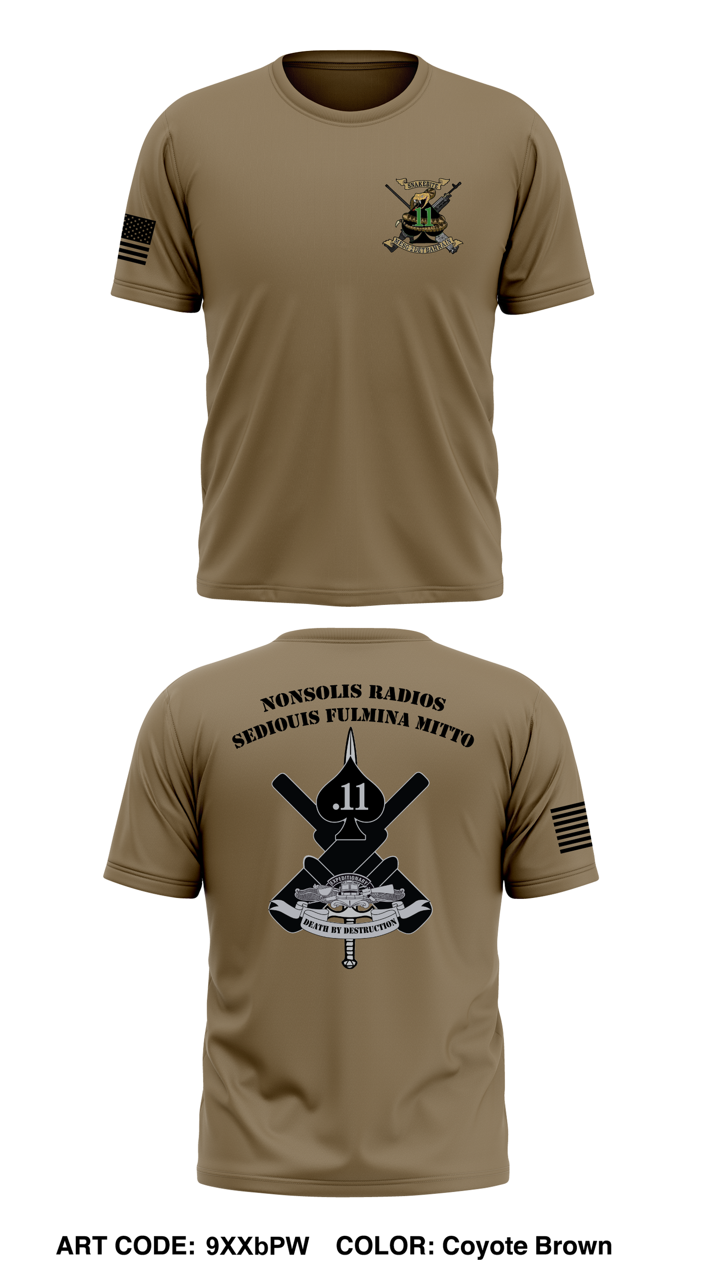 MESG-2 N8 Weapons Department Core Men's SS Performance Tee - 9XXbPW