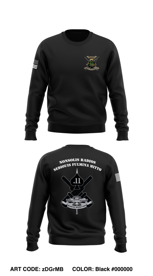 MESG-2 N8 Weapons Department Core Men's Crewneck Performance Sweatshirt - zDGrMB