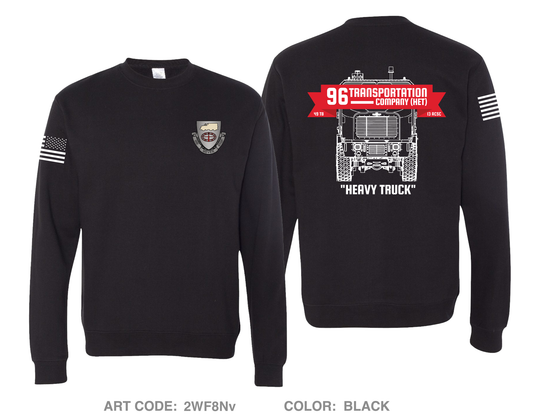 96th transportation company (HET) Comfort Unisex Crewneck Sweatshirt - 2WF8Nv